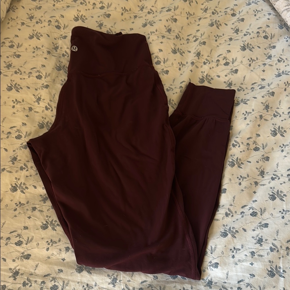 Lululemon Burgundy Align Joggers